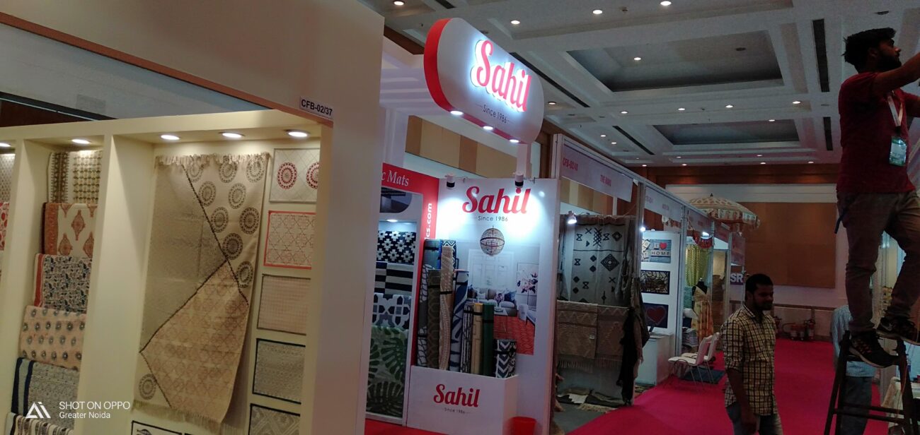 Exhibition stand fabrication booth design in Yashobhoomi Dwarka Delhi