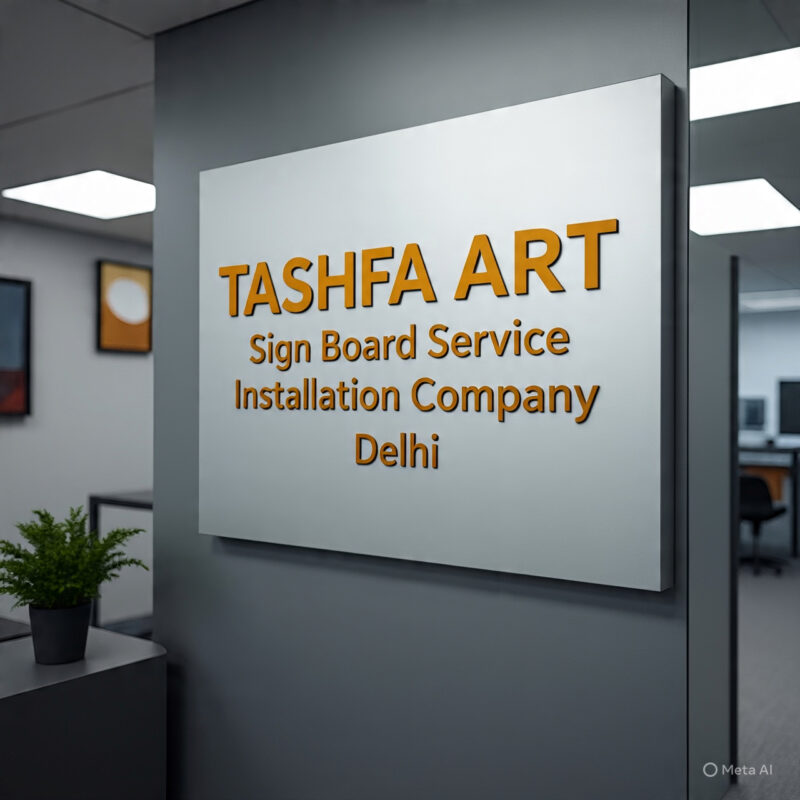 Sign Board Service Installation Company in Delhi – Trusted Vendor