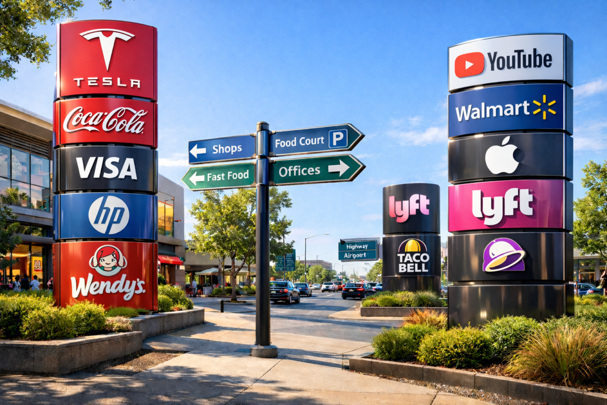 pylon totem sign board manufacturers in india