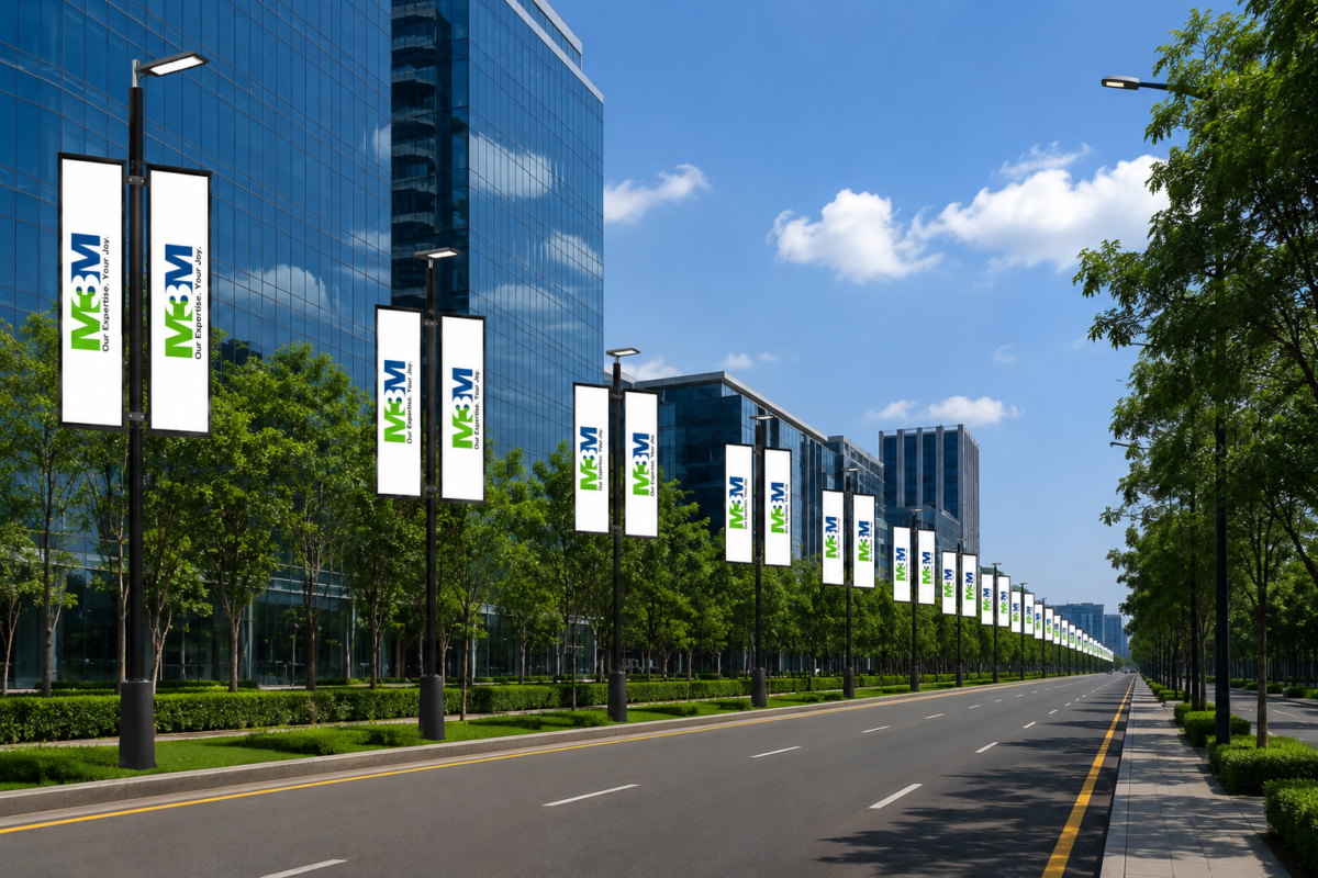 Pole Branding Flag Sigange Greater Noida India